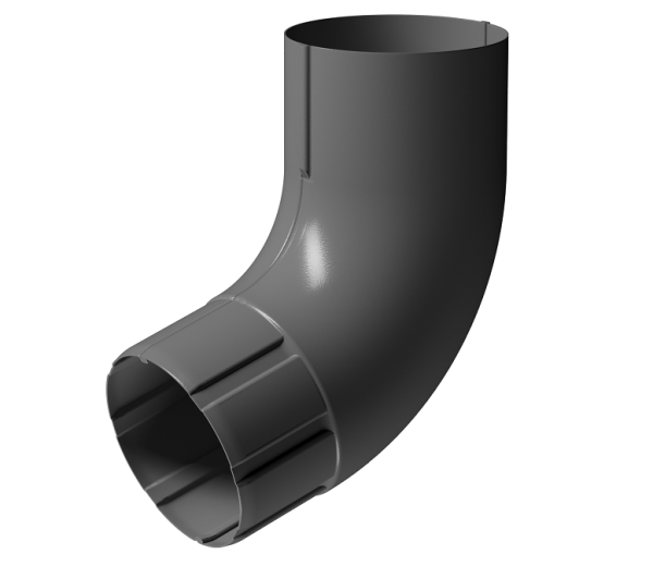 Колено 72° D90 Döcke STAL PREMIUM Графит, (RAL 7024) купить в Бузулуке