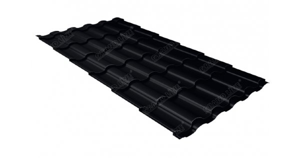 Металлочерепица кредо 0,45 Drap RAL 9005 черный купить в Бузулуке