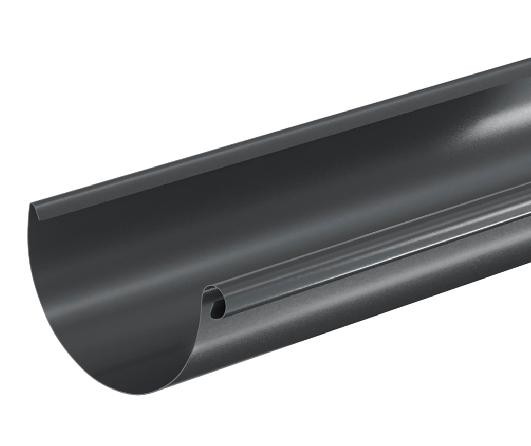 Водосток Aquasistem, система 125x90 - Водосточный желоб 3.00м RAL 7024 Тёмно-серый купить в Бузулуке
