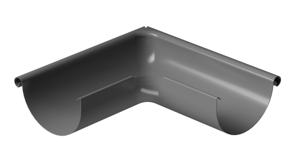 Угол внешний 90° D125 Döcke STAL PREMIUM Графит, (RAL 7024) купить в Бузулуке