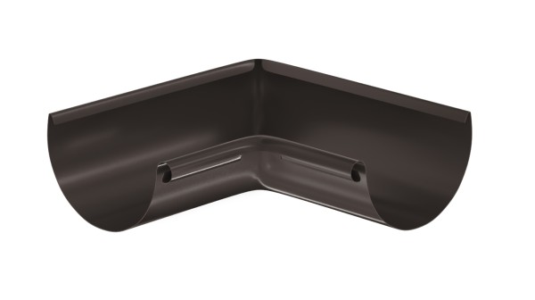 Водосток Aquasistem, система 125x90 - Угол желоба, внутренний 90° RR 32 Тёмно-Коричневый купить в Бузулуке