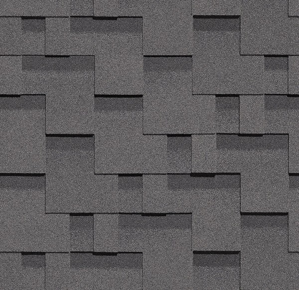 Гибкая черепица Docke, коллекция Тетрис – Серый купить в Бузулуке
