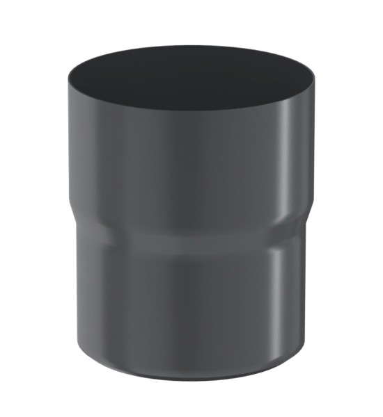 Водосток Aquasistem, система 125x90 - Соединитель трубы RAL 7024 Тёмно-серый купить в Бузулуке