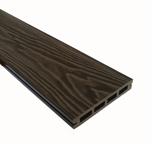 Террасная доска из ДПК Terrapol Смарт 3D Пустотелая с пазом Венге Соренто купить в Бузулуке