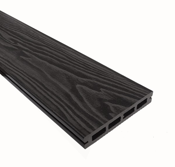 Террасная доска из ДПК Terrapol Смарт 3D Пустотелая с пазом Черное дерево купить в Бузулуке