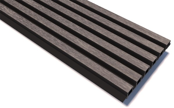 Реечные панели WOODVEX Lines Ultra Smoke gray купить в Бузулуке