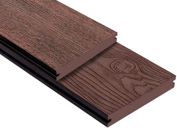 Террасная доска ДПК Outdoor 3D полнотелая STORM/OCEAN BROWN коричневая микс купить в Бузулуке
