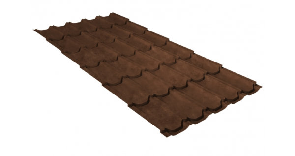 Металлочерепица квинта плюс GL 0,5 Safari Twincolor Brown купить в Бузулуке