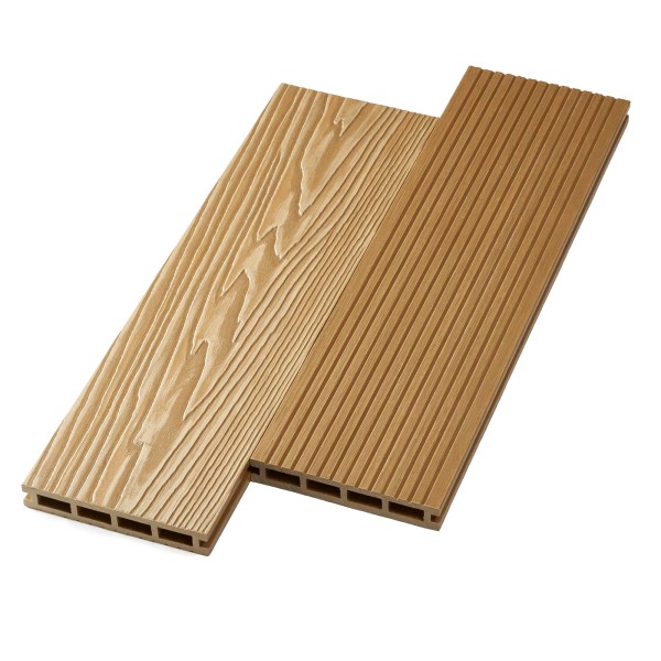 Террасная доска ДПК NanoWood двусторонняя New 3D тиснение + вельвет Орех купить в Бузулуке