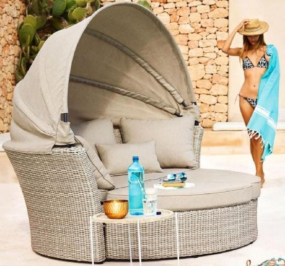 Диван-Трансформер AFINA плетеный из иск. ротанга AFM-325 Beige купить в Бузулуке