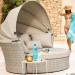 Диван-Трансформер AFINA плетеный из иск. ротанга AFM-325 Beige купить в Бузулуке