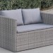 Диван-Трансформер AFINA плетеный из иск. ротанга S330G-W78 Grey купить в Бузулуке