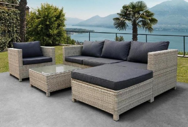 Комплект мебели AFINA плетеной из иск. ротанга YR821G Grey/Grey купить в Бузулуке