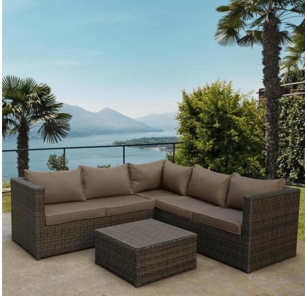 Комплект мебели AFINA плетеной из иск. ротанга YR825A Brown/Beige купить в Бузулуке