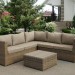 Комплект мебели AFINA плетеной из иск. ротанга YR825B Beige купить в Бузулуке