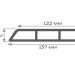 Доска Ромбус 3D ДПК Outdoor STORM GREY серая микс купить в Бузулуке