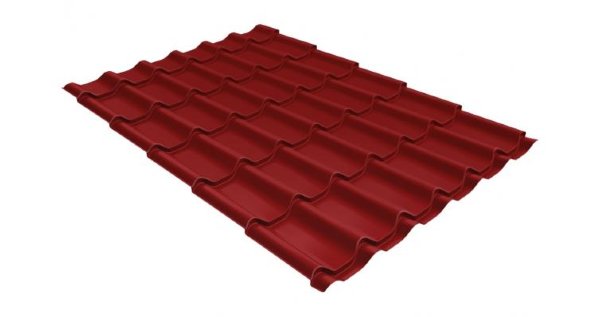 Металлочерепица классик 0,5 Satin RAL 3011 коричнево-красный купить в Бузулуке