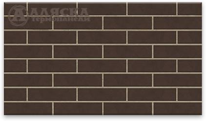 Фасадные Термопанели Аляска Amsterdam brown купить в Бузулуке