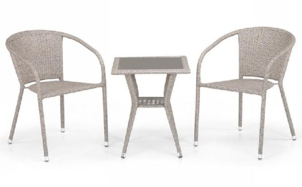 Комплект плетеной мебели AFINA из иск. ротанга T25C/Y137C-W85 Latte 2Pcs купить в Бузулуке