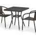 Комплект плетеной мебели AFINA из иск. ротанга T282BNT/Y137C-W53 Brown 2Pcs купить в Бузулуке