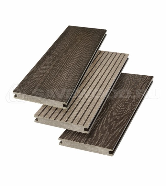 Террасная доска SW Fraxinus (R) полнотелая «SaveWood» Темно-коричневый купить в Бузулуке