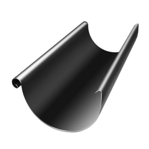 Водосток Grand Line 125x90 – Желоб 3м RAL 9005 купить в Бузулуке