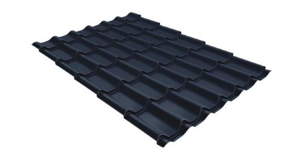 Металлочерепица классик 0,5 Satin RAL 7024 мокрый асфальт купить в Бузулуке