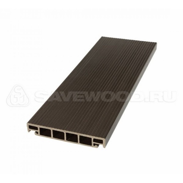 Террасная доска из ДПК SW-Salix «SaveWood» темно-коричневый купить в Бузулуке