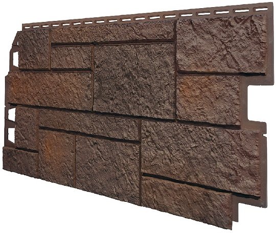 Фасадная панель VOX Sandstone (Сандстоун) темно коричневый купить в Бузулуке