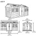 Сарай пластиковый LifeTime 15x8 DD купить в Бузулуке