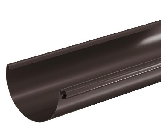 Водосток Aquasistem, система 150/100 - Водосточный желоб 3.00м RR 32 Тёмно Коричневый купить в Бузулуке