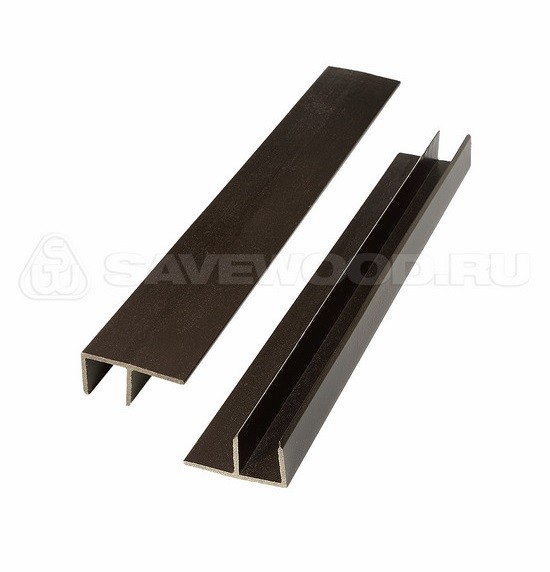 F-профиль ДПК Savewood – Тёмно-коричневый купить в Бузулуке