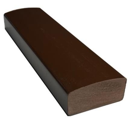 Лавочный брус Ecodecking Некст полнотелый глянцевый 70х35 шоколад купить в Бузулуке
