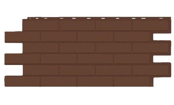 Фасадная панель T-Siding Кирпич Модерн Эко Браун купить в Бузулуке