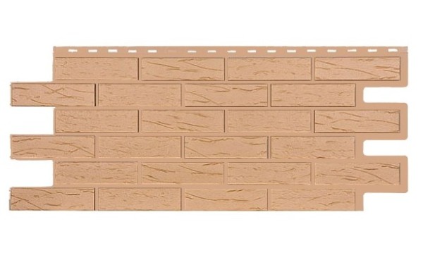 Фасадная панель T-Siding Кирпич Саман Эко Крем купить в Бузулуке