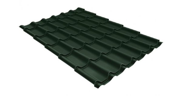 Металлочерепица классик 0,5 Satin RR 11 темно-зеленый купить в Бузулуке